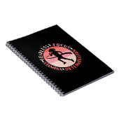 女の子ランニングの心 – フォーカスフィアレスランナー ノートブック (右側)