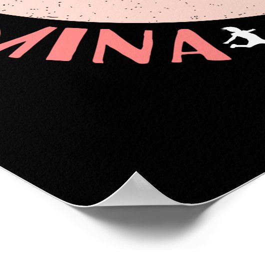 女の子ランニングの心 – フォーカスフィアレスランナー ポスター (角)