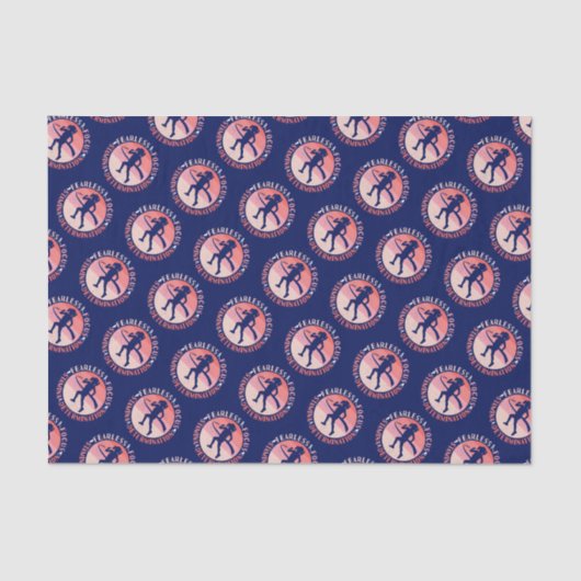 女の子ランニングの心 – フォーカスフィアレスランナー 薄葉紙 (正面)