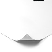 女の子リサイクルピザボックスおもしろいフレンドリーエコ ポスター (角)