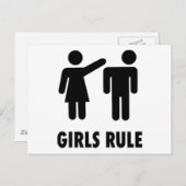 女の子ルールポストカード ポストカード (正面/裏面)