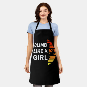 女の子ロックの登山 エプロン