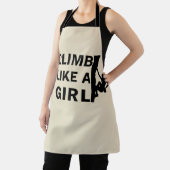 女の子ロックの登山 エプロン (インサイチュ)