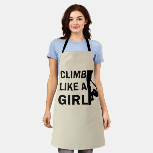 女の子ロックの登山 エプロン