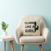 女の子ロックの登山 クッション (椅子)