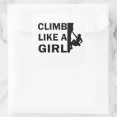 女の子ロックの登山 スクエアシール (バッグ)
