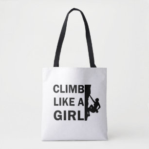 女の子ロックの登山 トートバッグ