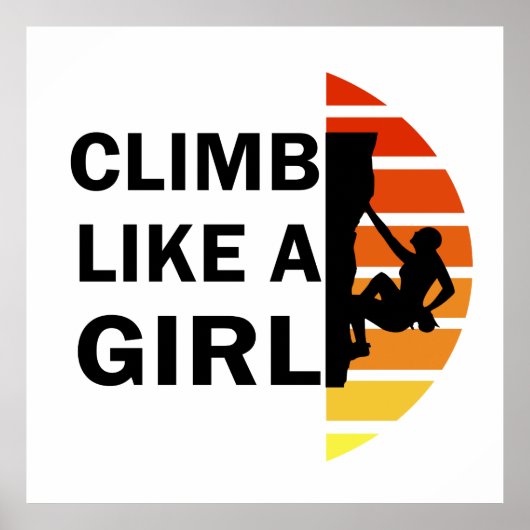 女の子ロックの登山 ポスター (正面)