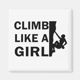 女の子ロックの登山 マグネット