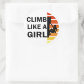 女の子ロックの登山 ラウンドシール (バッグ)