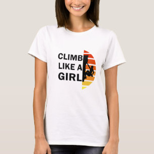 女の子ロックの登山 Tシャツ