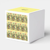 女の子ヴィンテージイースターバニー好意ボックス フェイバーボックス (裏面サイド)