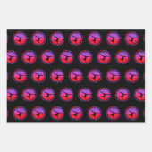 女の子体操キャラクター強さ勇気 ラッピングペーパーシート (正面)