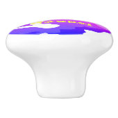 女の子体操"体操選手"レインボー迷彩柄 カスタム セラミックノブ (側面)