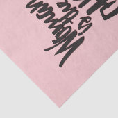 女の子力の女性はピンクの黒の新しい強いです 薄葉紙 (詳細)