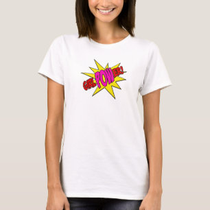 女の子力のTシャツの英雄 Tシャツ