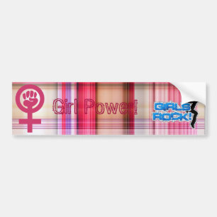 女の子力! バンパーステッカー