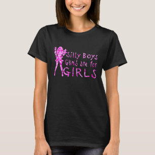 女の子及び銃 Tシャツ