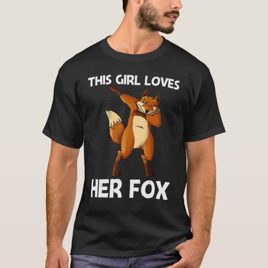 女の子向けのかっこいい狐 お母さん 雑食哺乳類 動物 1 Tシャツ (正面)
