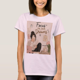 女の子向けのかわいいピンクのTシャツ Tシャツ