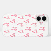 女の子向けのかわいいリボンのスマホケース Case-Mate iPhoneケース (裏面 (横))