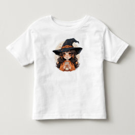 女の子向けハロウィン秋用Tシャツ | かわいい秋 トドラーTシャツ
