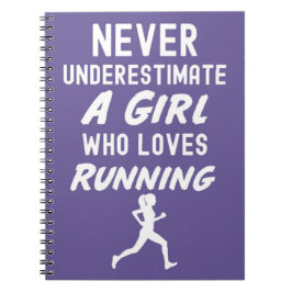 女の子向けランニングギフト 子供用 レース ランニング スポーツ ノートブック