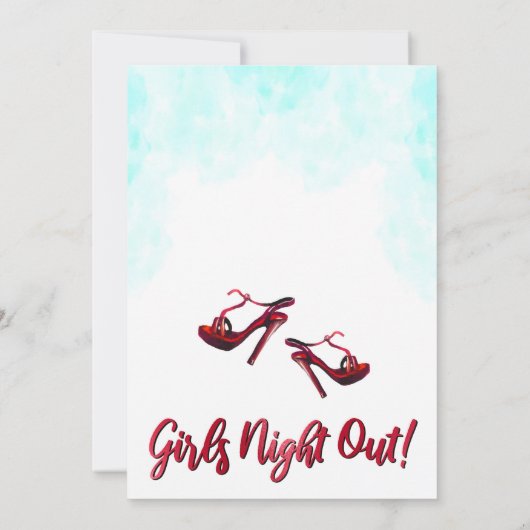 女の子夜バチェロレッテの招待状 招待状 (裏面)