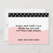 女の子夜バチェロレッテ 招待状 (裏面)