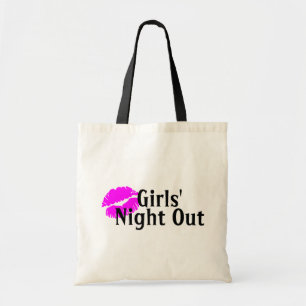 女の子夜(唇) トートバッグ