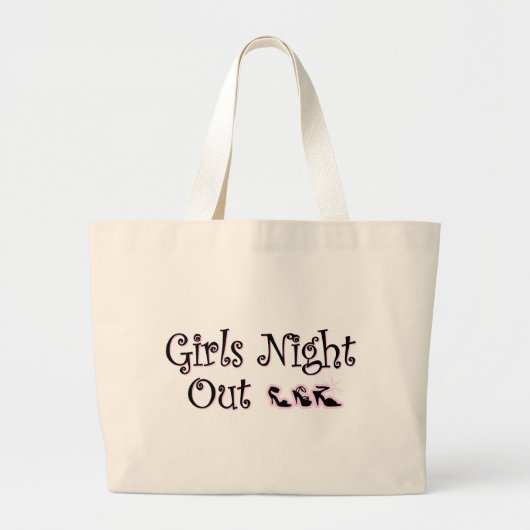 女の子夜totebag ラージトートバッグ (正面)