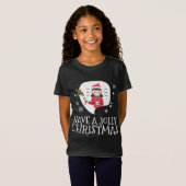 女の子小妖精や小人クリスマスキュート Tシャツ (正面フル)
