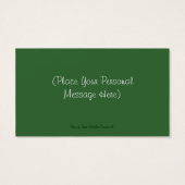 女の子小妖精や小人プレゼントクリスマスホリデーギフトカードラベル (裏面)