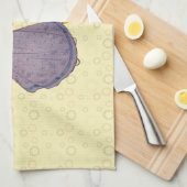 女の子小妖精や小人妖精ダフォディルアンティークイースター キッチンタオル (四つ折り)