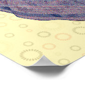 女の子小妖精や小人妖精ダフォディルアンティークイースター ポスター (角)