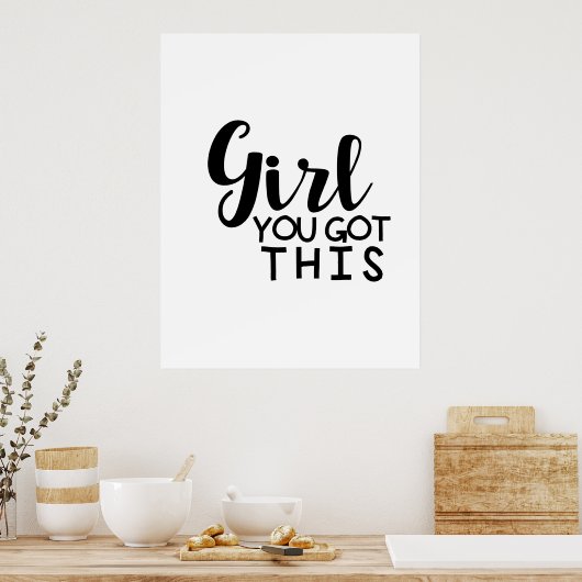 女の子得よ ポスター (キッチン)