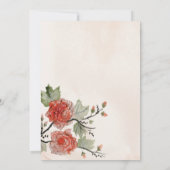 女の子忍者誕生日パーティーへの招待日本の- 招待状 (裏面)