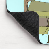 女の子愛キャンプ マウスパッド (コーナー)