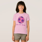 女の子愛サッカー Tシャツ (正面フル)