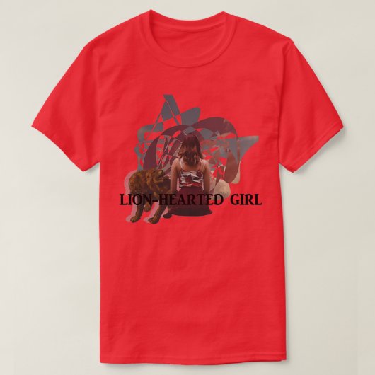 女の子文字 Tシャツ (デザイン正面)