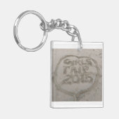 女の子旅行Keychain キーホルダー (正面左)