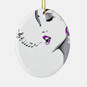 女の子歌 セラミックオーナメント (右)