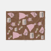 女の子物 フリースブランケット (正面(横))