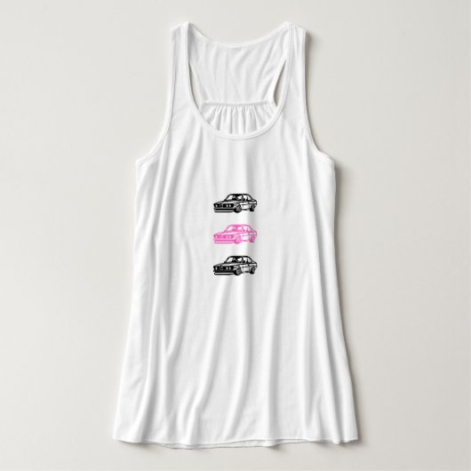 女の子用カーTシャツ タンクトップ (デザイン正面)
