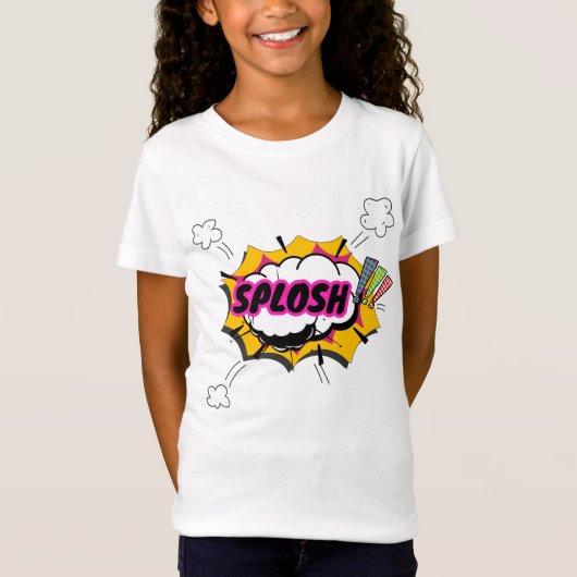 女の子用ジャージーTシャツ Tシャツ (正面)