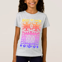 女の子用フクロウTシャツ