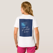 女の子用ベーシックTシャツ Tシャツ (裏面フル)
