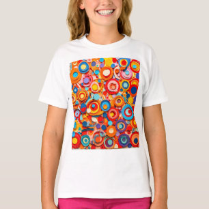 女の子用ベーシックTシャツ Tシャツ