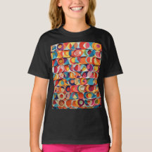 女の子用ベーシックTシャツ
