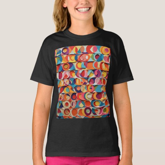 女の子用ベーシックTシャツ Tシャツ (正面)